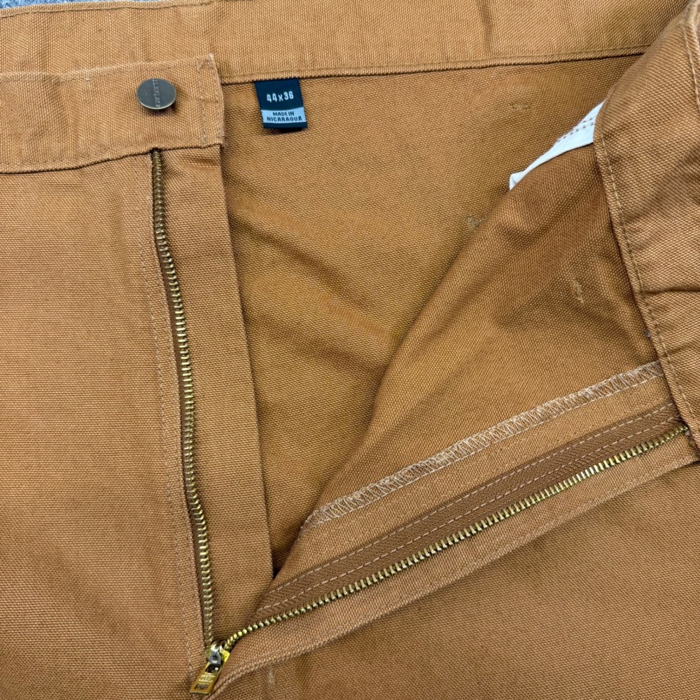 NWT Carhartt B11 BRN Canvas Relaxed Fit Utility Work Pants Men's 44x36 Brown - Picture 7 of 11